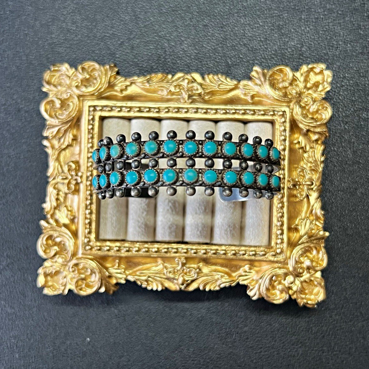 Native American Zuni Snake Eyes Cuff Native American Zuni Snake Eyes Cuff