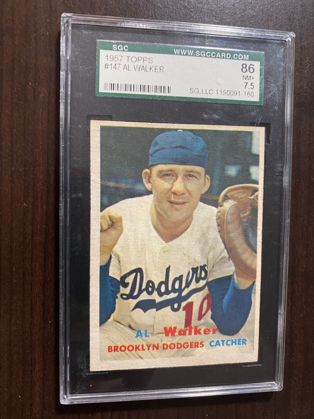 1957 Topps #147 Al Walker SGC 7.5 1957 Topps #147 Al Walker SGC 7.5