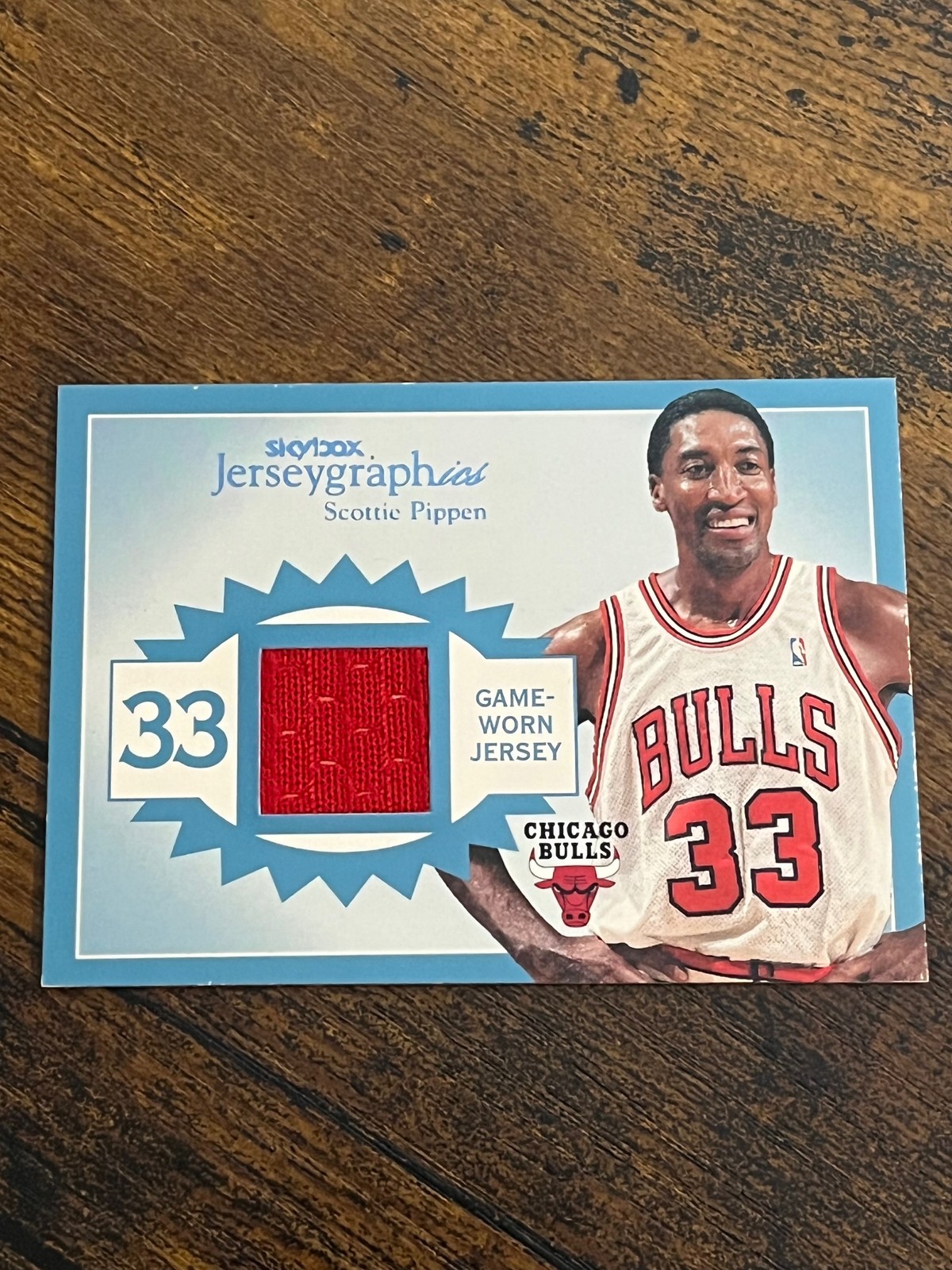 2003-04 SkyBox Autographics #J-SP Scottie Pippen Jerseygraphics #/100 2003-04 SkyBox Autographics #J-SP Scottie Pippen Jerseygraphics #/100