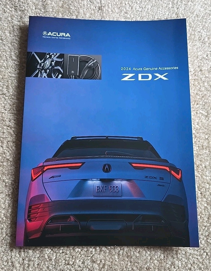 2024 Acura ZDX Original Accessory Brochure - All New