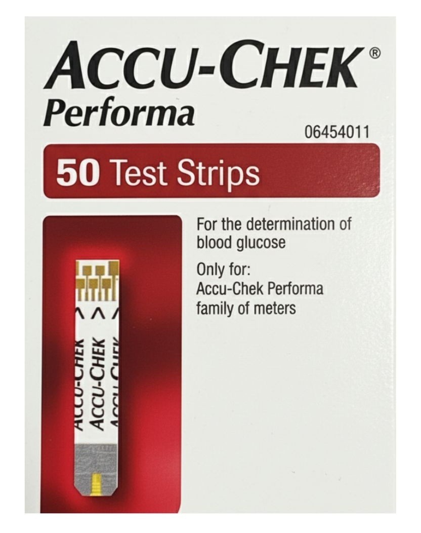 AcuChek Performa Diabetes Test Strips 50ct | Near Expiry :- 08/2026 AcuChek Performa Diabetes Test Strips 50ct | Near Expiry :- 08/2026