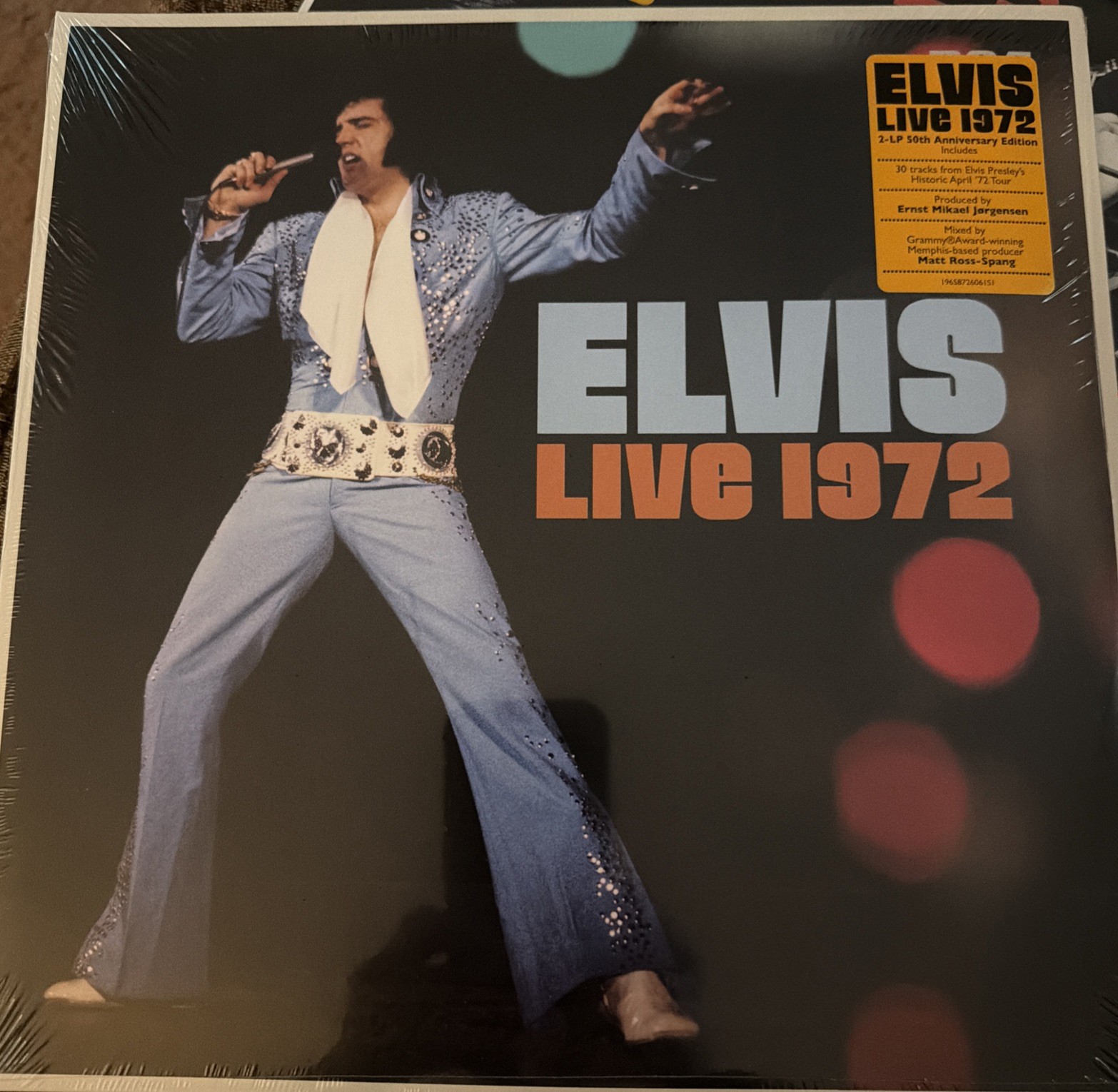 Elvis Presley Live in 1972 Album. Brand New Mint condition. 30 tracks on 2 LPs. Elvis Presley Live in 1972 Album. Brand New Mint condition. 30 tracks on 2 LPs.