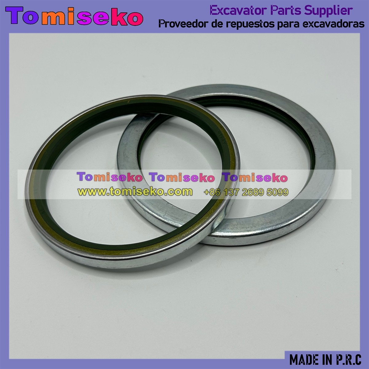 VAY 2pcs Dust Seal Ring 45x55x4MM(ID*OD*H) For Excavator Bucket Bushing Pin