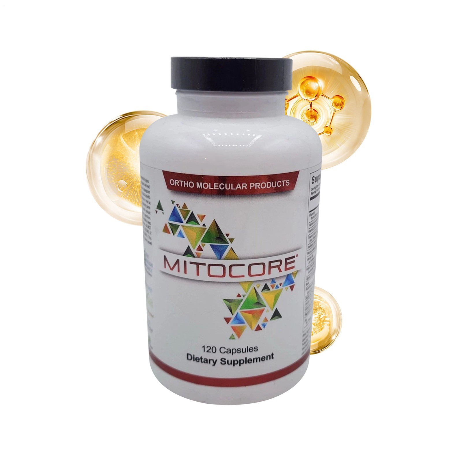 Ortho Molecular MITOCORE 120 Granules Muscle Nutrient Daily Use 120 Capsules-New