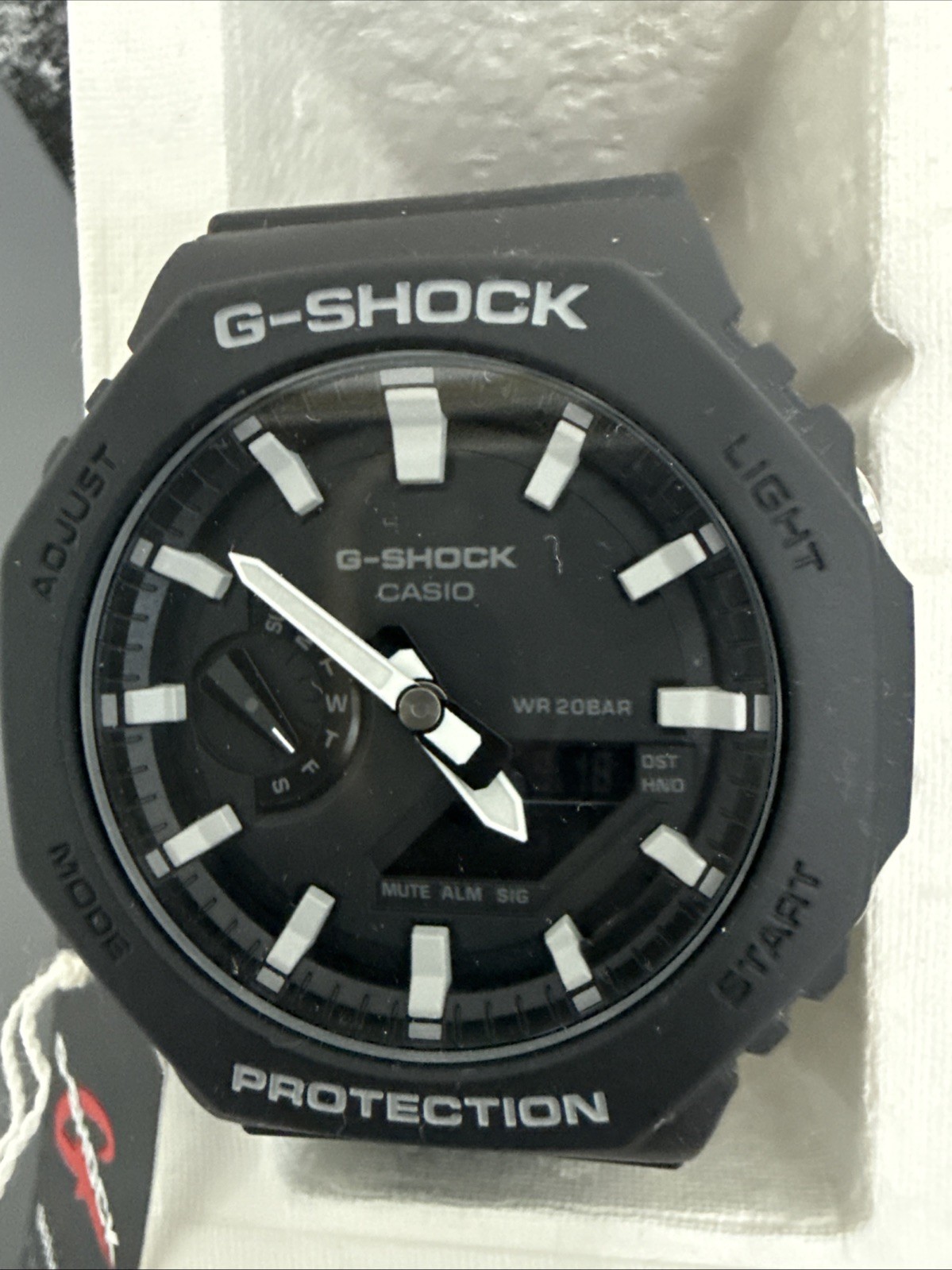 Casio G-Shock GA-2100-1A CasiOak Octagon Analog-Digital Watch Black New