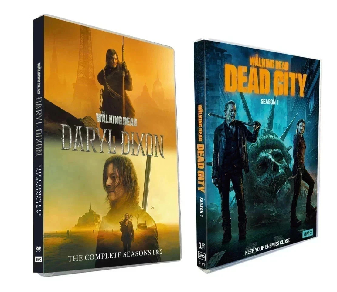The Walking Dead:  Daryl Dixon Season 1-2 + Dead City Season 1 (DVD7-DISC) NEW.