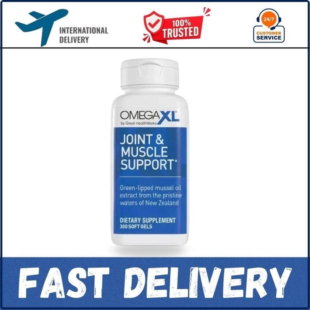 XL Omega 300 Pills Relief Lipped Mussel Joint & Muscle Green Daily Enhance, FAST XL Omega 300 Pills Relief Lipped Mussel Joint & Muscle Green Daily Enhance, FAST