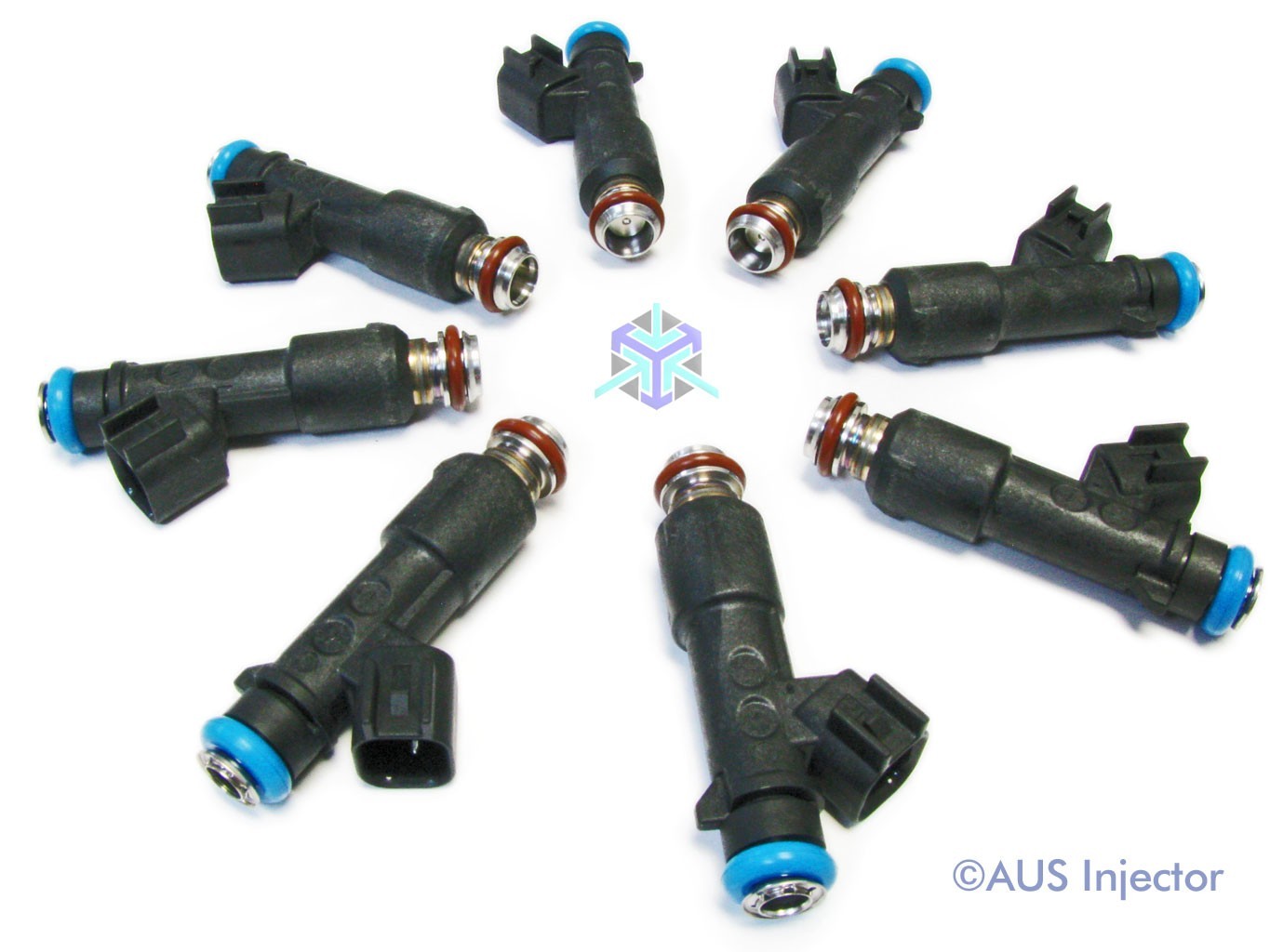 Set of 8 HIGH FLOW 380 cc 36 Lb Injectors fit Camaro Corvette Mustang [10609-8]