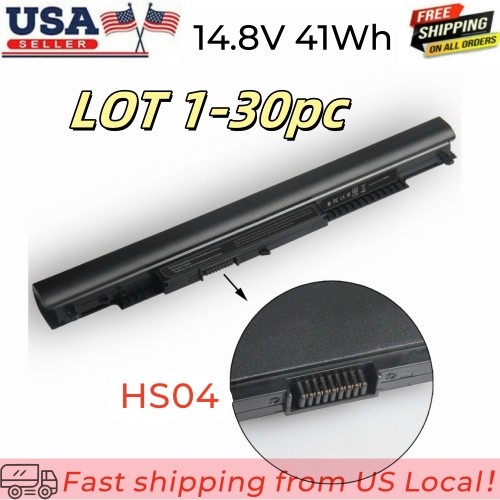 LOT 50x HS03 HS04 Battery 41wh for HP Spare 807957-001 807956-001 HSTNN-LB6V US