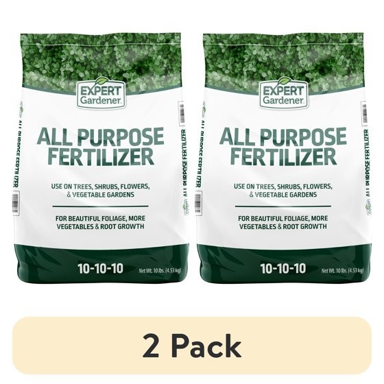 Expert Gardener All Purpose Plant Fertilizer 10-10-10, 2 x 10 lb