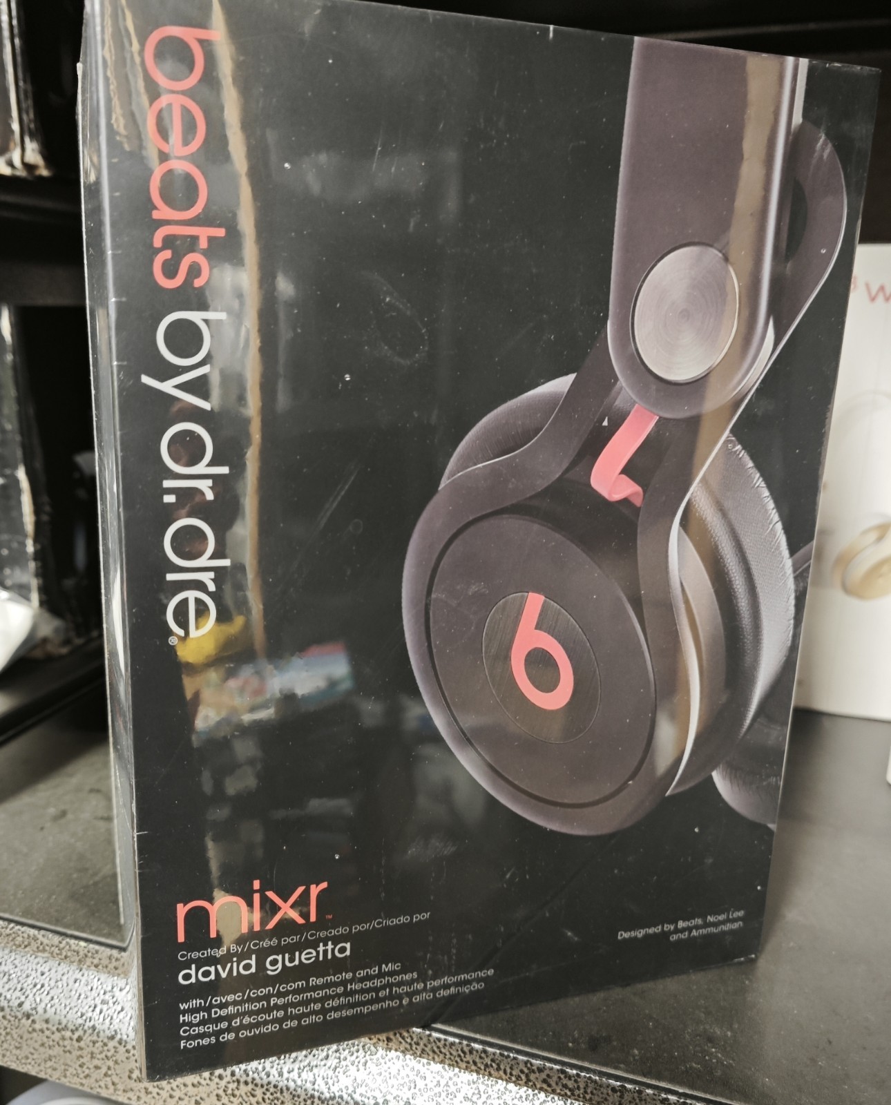 RARE - Beats by Dr. Dre Mixr DJ Headphones David Guetta LIMITED EDITION - SEALED