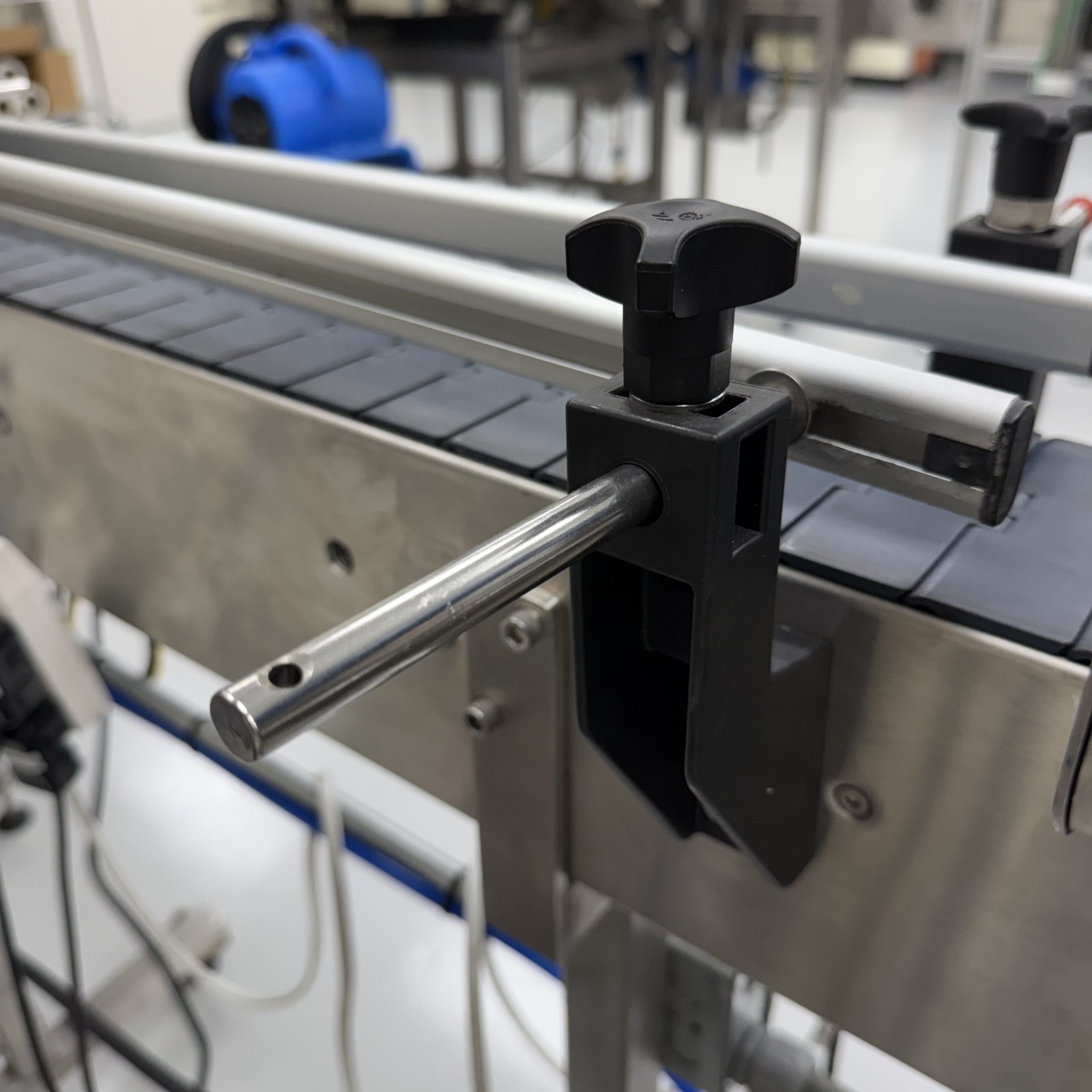 Modular SS Conveyor Mount Guide Rail Bracket Arm Assembly Kit, Assemble in USA Modular SS Conveyor Mount Guide Rail Bracket Arm Assembly Kit, Assemble in USA
