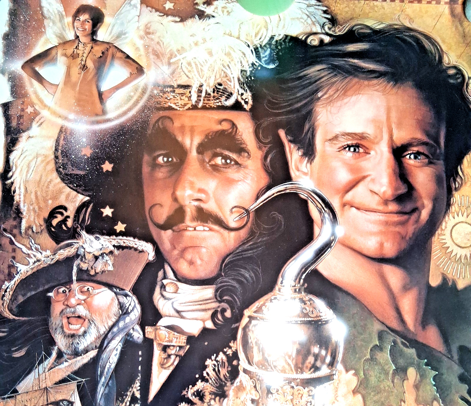 PETER PAN Original 1991 HOOK Movie Poster 28x41 SPIELBERG ROBIN WILLIAMS RUFIO PETER PAN Original 1991 HOOK Movie Poster 28x41 SPIELBERG ROBIN WILLIAMS RUFIO