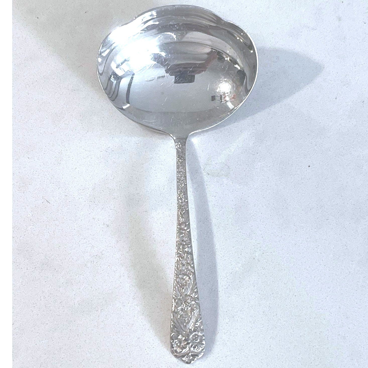 International Silver Radiant Rose Sterling Silver Cream Ladle 4 International Silver Radiant Rose Sterling Silver Cream Ladle 4