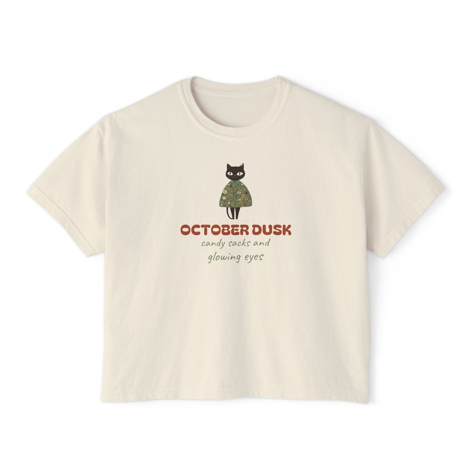 Women's Boxy October Dusk Comfort Colors T-Shirt