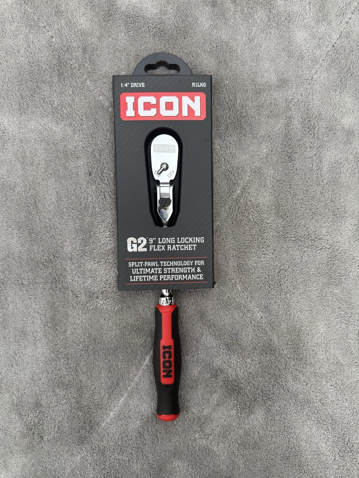 Icon G2 1/4 Drive Locking Flex Ratchet
