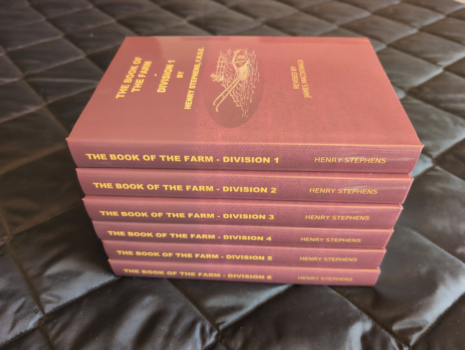 The Book of the Farm Henry Stephens 6 volume complete set The Book of the Farm Henry Stephens 6 volume complete set