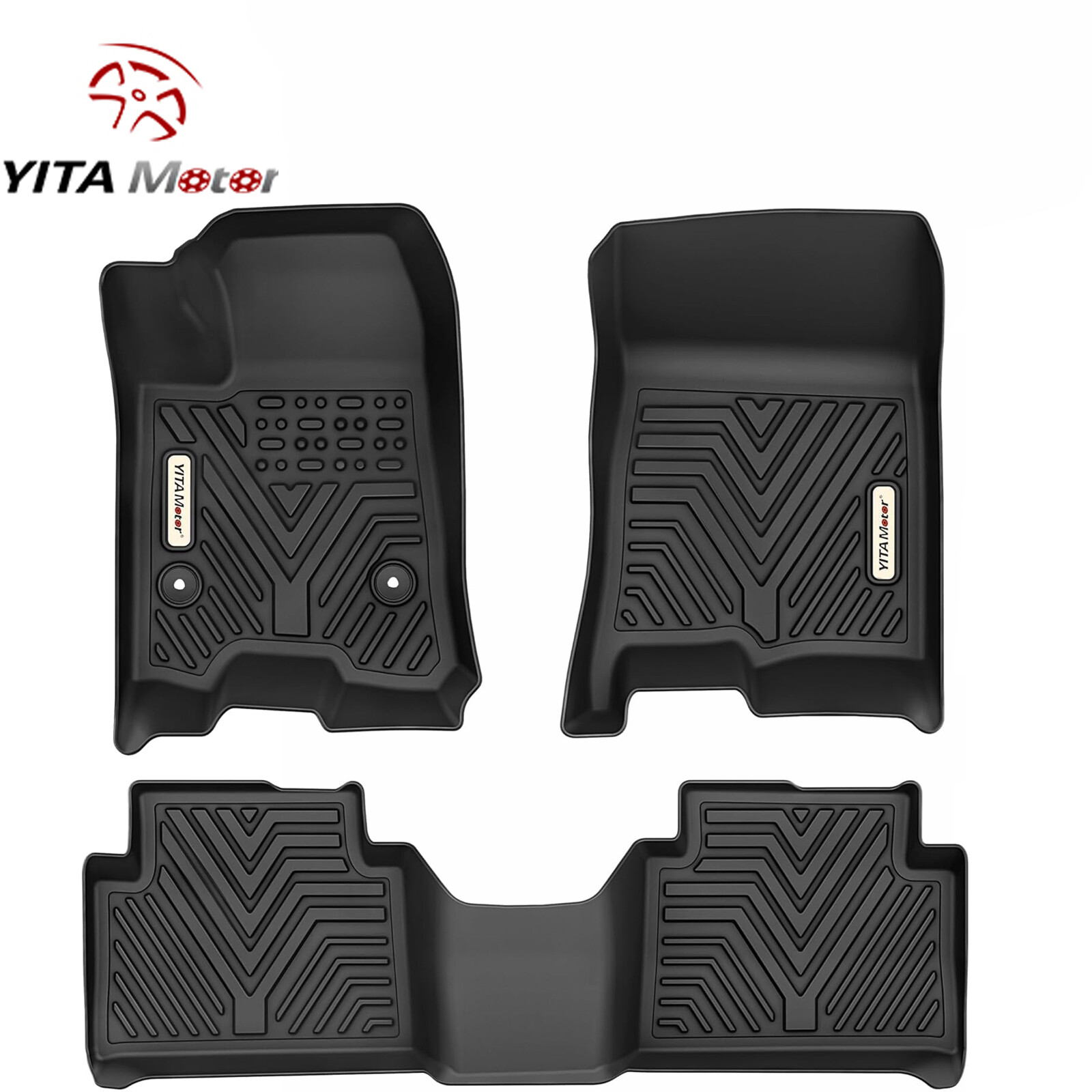 YITAMOTOR Floor Mats For 2023-2026 Chevy Colorado/GMC Canyon All Weather Liners