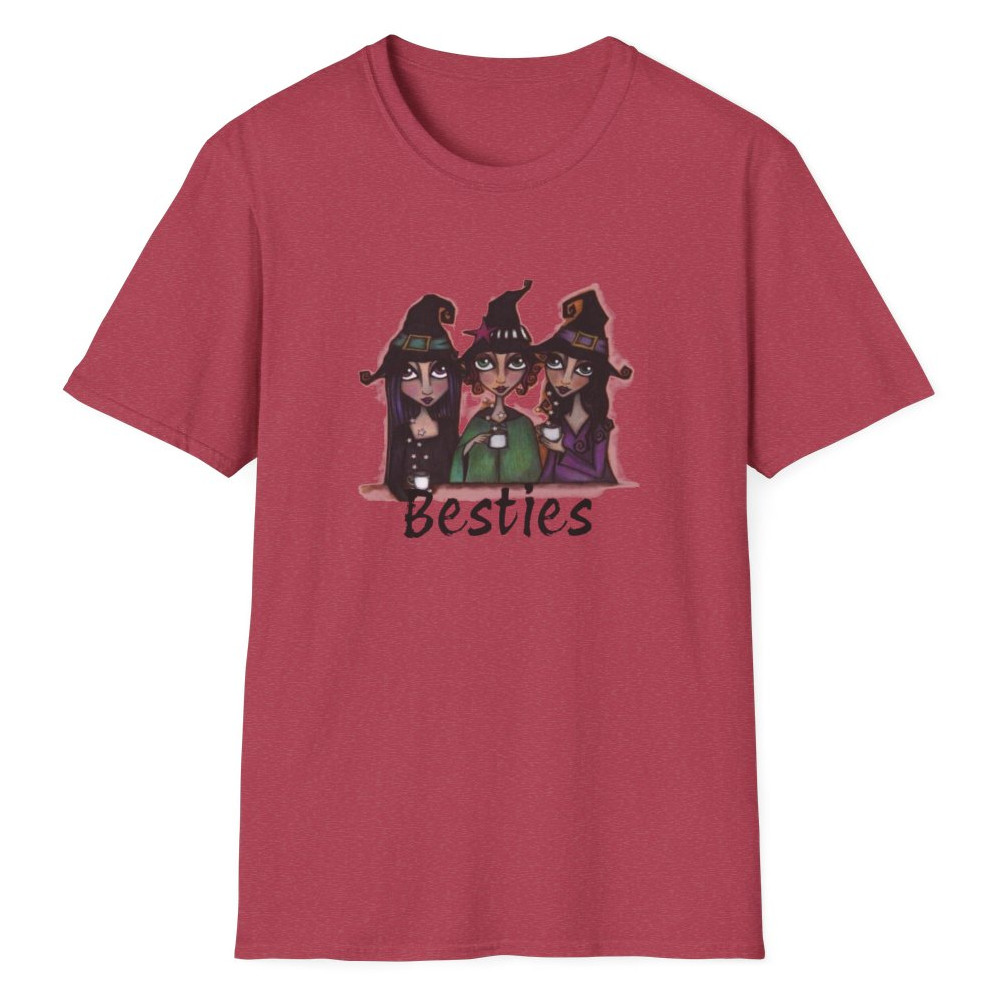 Witchy Besties T-Shirt/BFFs Tee Size XL/XLarge