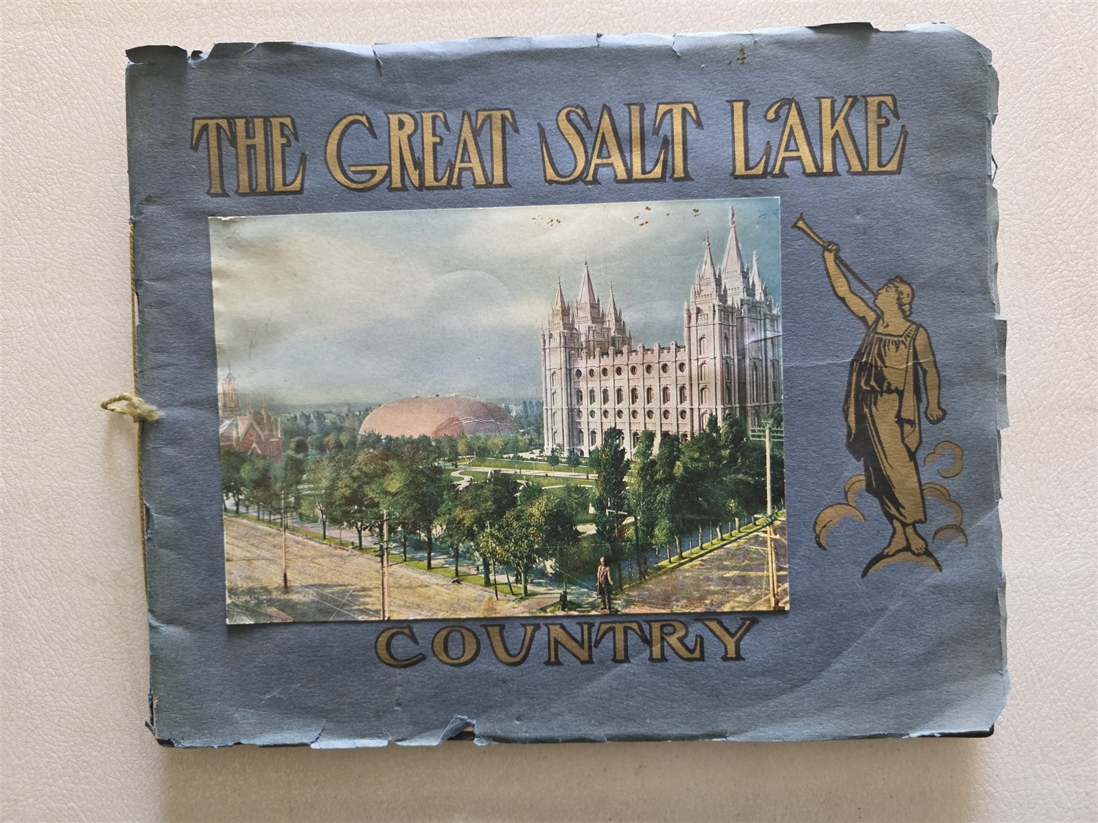 Salt Lake City Utah Antique Book Portfolio of Photographs 1906, 24 Photogravures