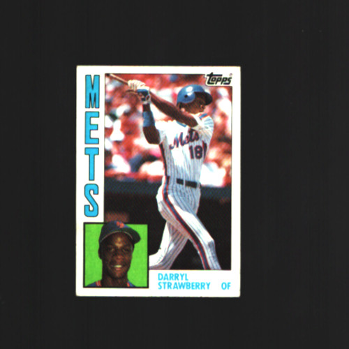 Topps 1984 Darryl Strawberry Rookie Card #182 New York Mets Topps 1984 Darryl Strawberry Rookie Card #182 New York Mets