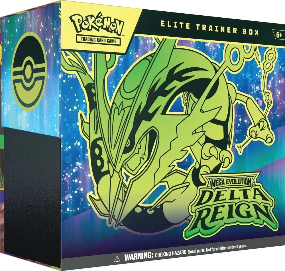 Pokemon Mega Evolution Delta Reign Elite Trainer Box Factory Sealed 11/6 PRESALE Pokemon Mega Evolution Delta Reign Elite Trainer Box Factory Sealed 11/6 PRESALE