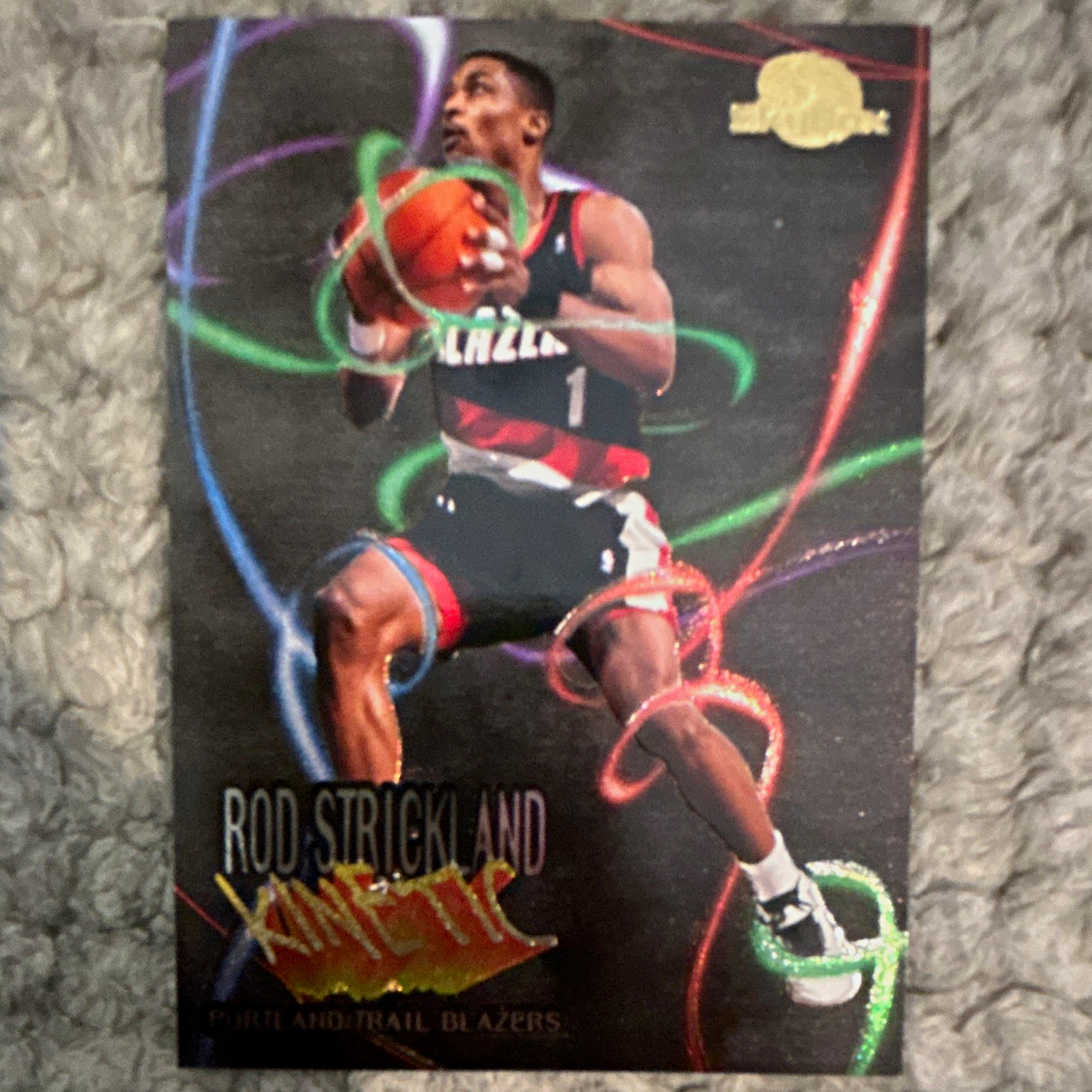 SkyBox 1995-96 Skybox Premium Kinetic Insert Rod Strickland Blazers #K8 SkyBox 1995-96 Skybox Premium Kinetic Insert Rod Strickland Blazers #K8