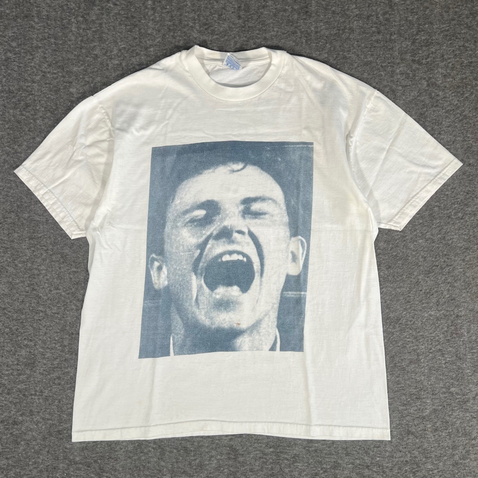 Vintage Morrissey 1991 Kill Uncle Tour T-Shirt Hanes Beefy-T White XL Rock Tee Vintage Morrissey 1991 Kill Uncle Tour T-Shirt Hanes Beefy-T White XL Rock Tee