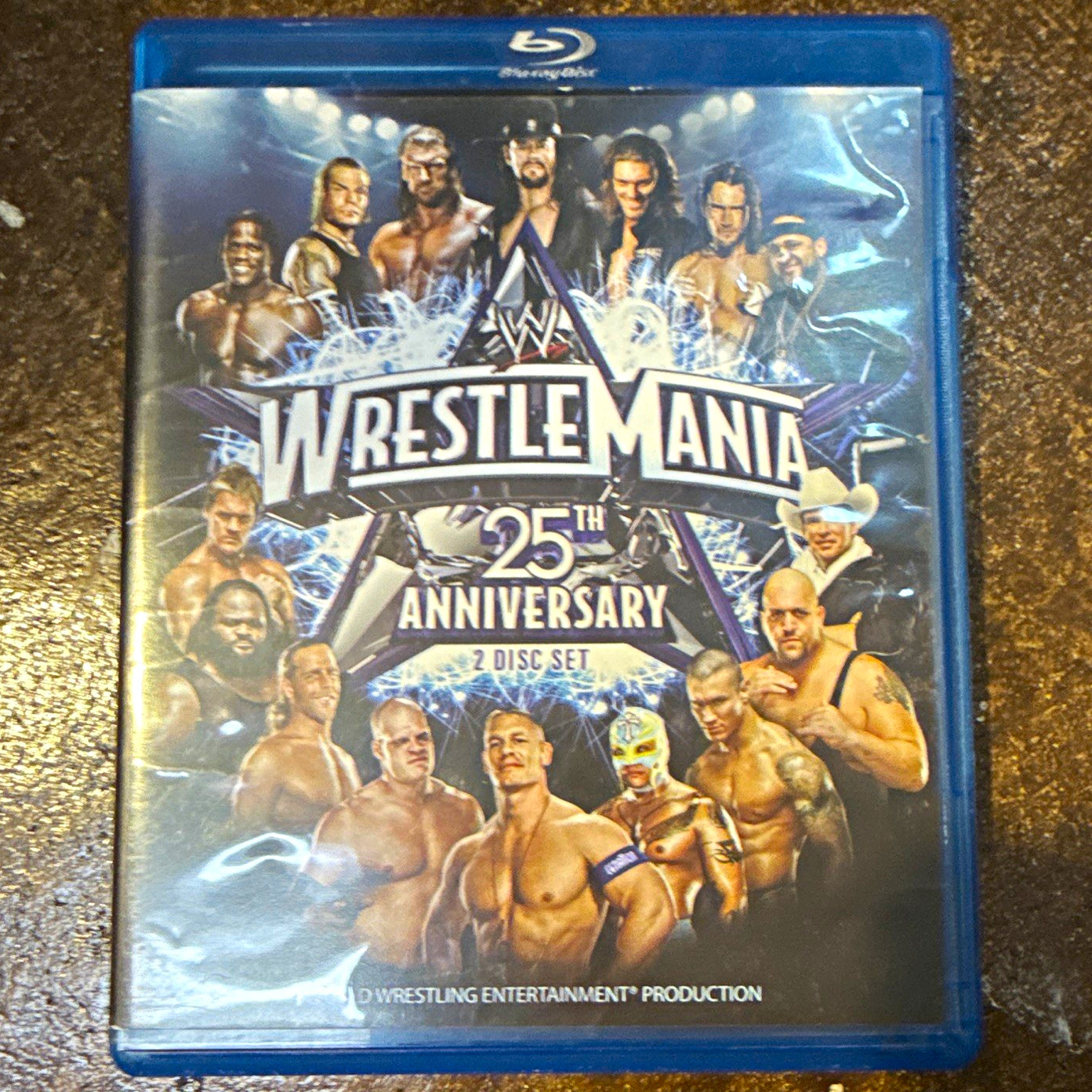 WWE WrestleMania 25th Anniversary Edition Blu-ray 2-Disc Set WWE WrestleMania 25th Anniversary Edition Blu-ray 2-Disc Set