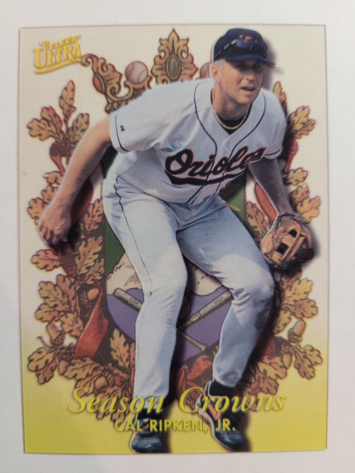 1996 Fleer Ultra Season Crowns Cal Ripken Jr. #8 1996 Fleer Ultra Season Crowns Cal Ripken Jr. #8