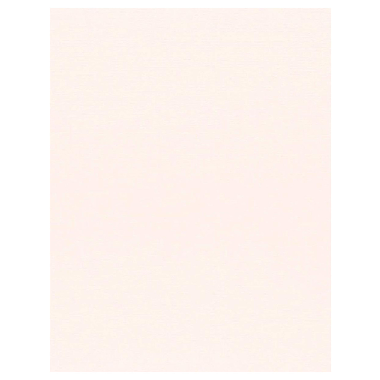 Cdstk Muslin 8.5x11 73lb 1000pc Box Peach Blush