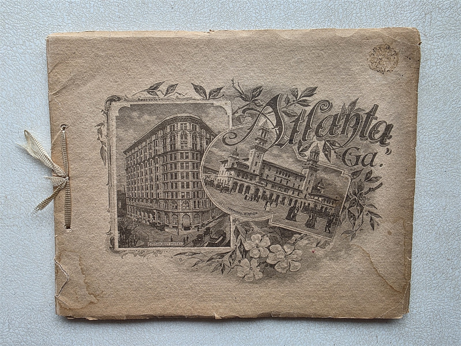 Atlanta Georgia, Antique Book Portfolio of Photos c1901, 20 Photogravures