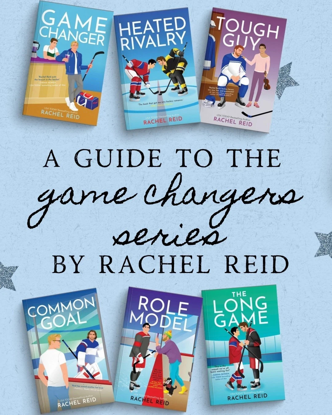 Heated Rivalry, Game Changer.....Rachel Reid 6 book set English Paperback Heated Rivalry, Game Changer.....Rachel Reid 6 book set English Paperback