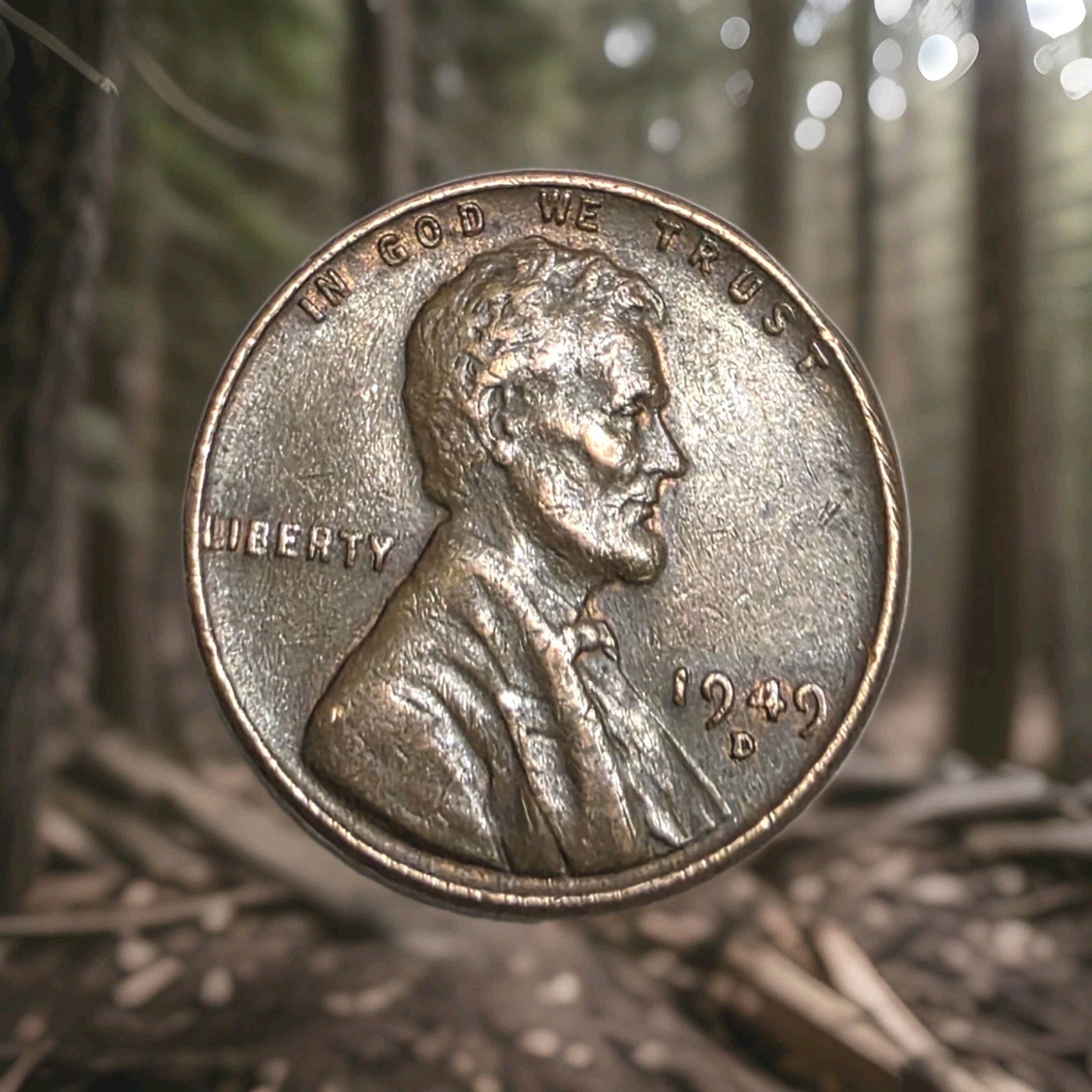 * 1949 D Lincoln Wheat Cent/ Penny ☆  