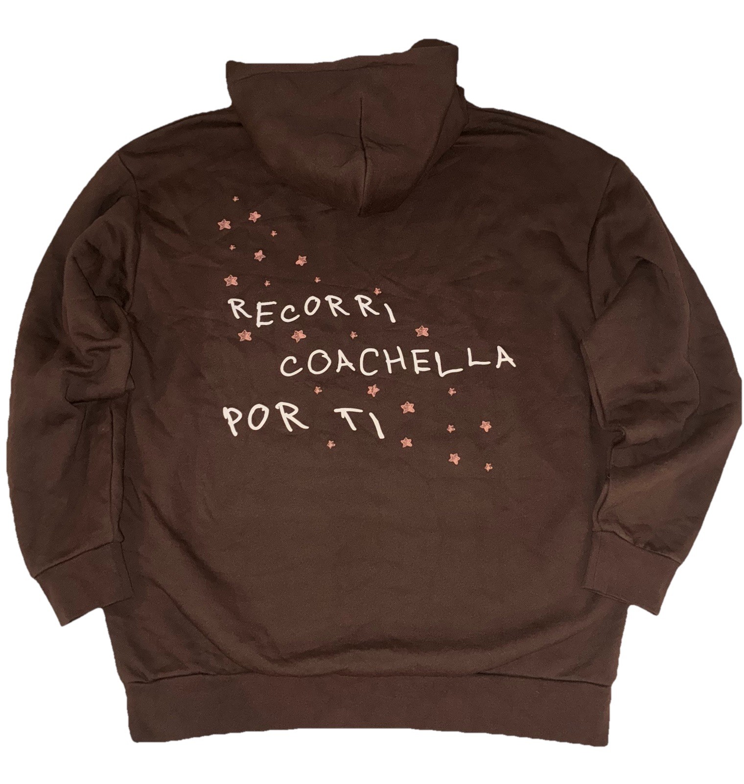 Ivan Cornejo Hoodie XXL Brown Astronaut Coachella\'25 Exclusive NEW *flaw Ivan Cornejo Hoodie XXL Brown Astronaut Coachella\'25 Exclusive NEW *flaw
