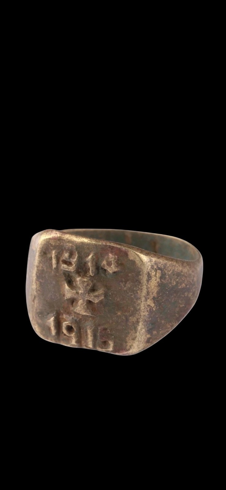 Antique WWI Era Central European Ring Unique Bronze 1914 1915 Antique WWI Era Central European Ring Unique Bronze 1914 1915