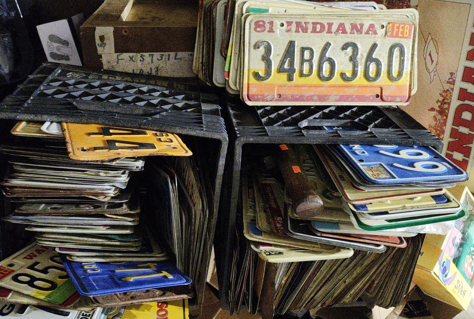 Lot of Vintage Indiana 1970s And 1980s License Plates Mix Read Description Lot of Vintage Indiana 1970s And 1980s License Plates Mix Read Description