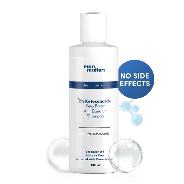 Man Matters 2% Keto conazole Anti Dandruff Shampoo-100 ml Man Matters 2% Keto conazole Anti Dandruff Shampoo-100 ml
