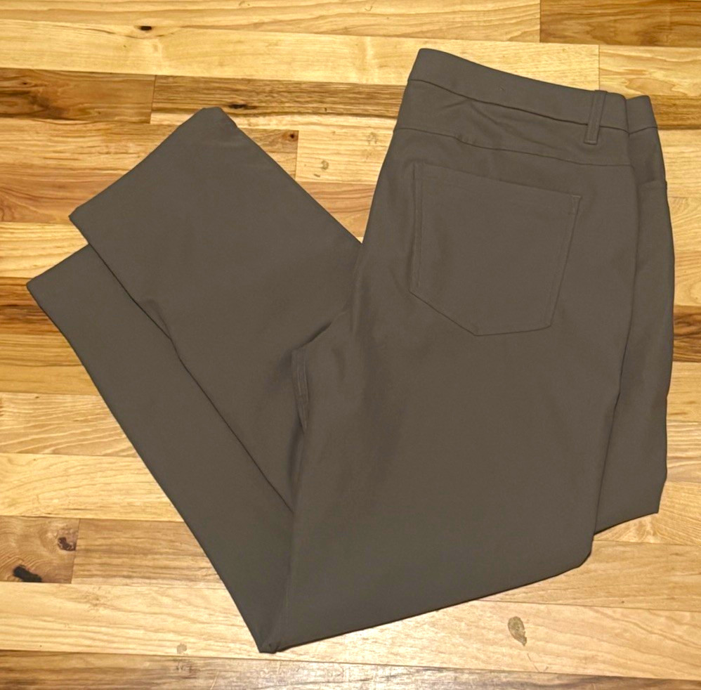 Lululemon ABC Classic-Fit 5 Pocket Pants Men’s 36x32 Khaki Taupe Stretch Casual Lululemon ABC Classic-Fit 5 Pocket Pants Men’s 36x32 Khaki Taupe Stretch Casual