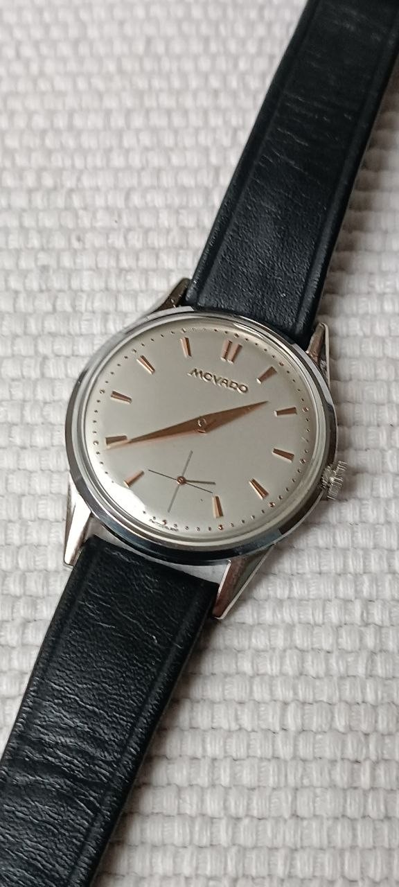 RARE TO FIND MOVADO CALIBER 125 MANUAL WIND SWISS WATCH FROM Ca1960s