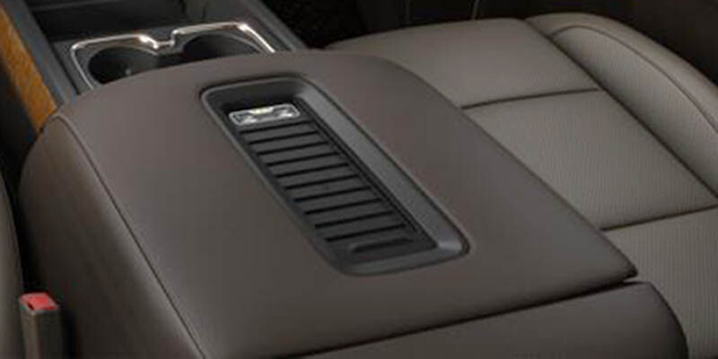 Fits 14-18 Chevy Silverado,Sierra COCOA Leather Center Console Lid Armrest Cover