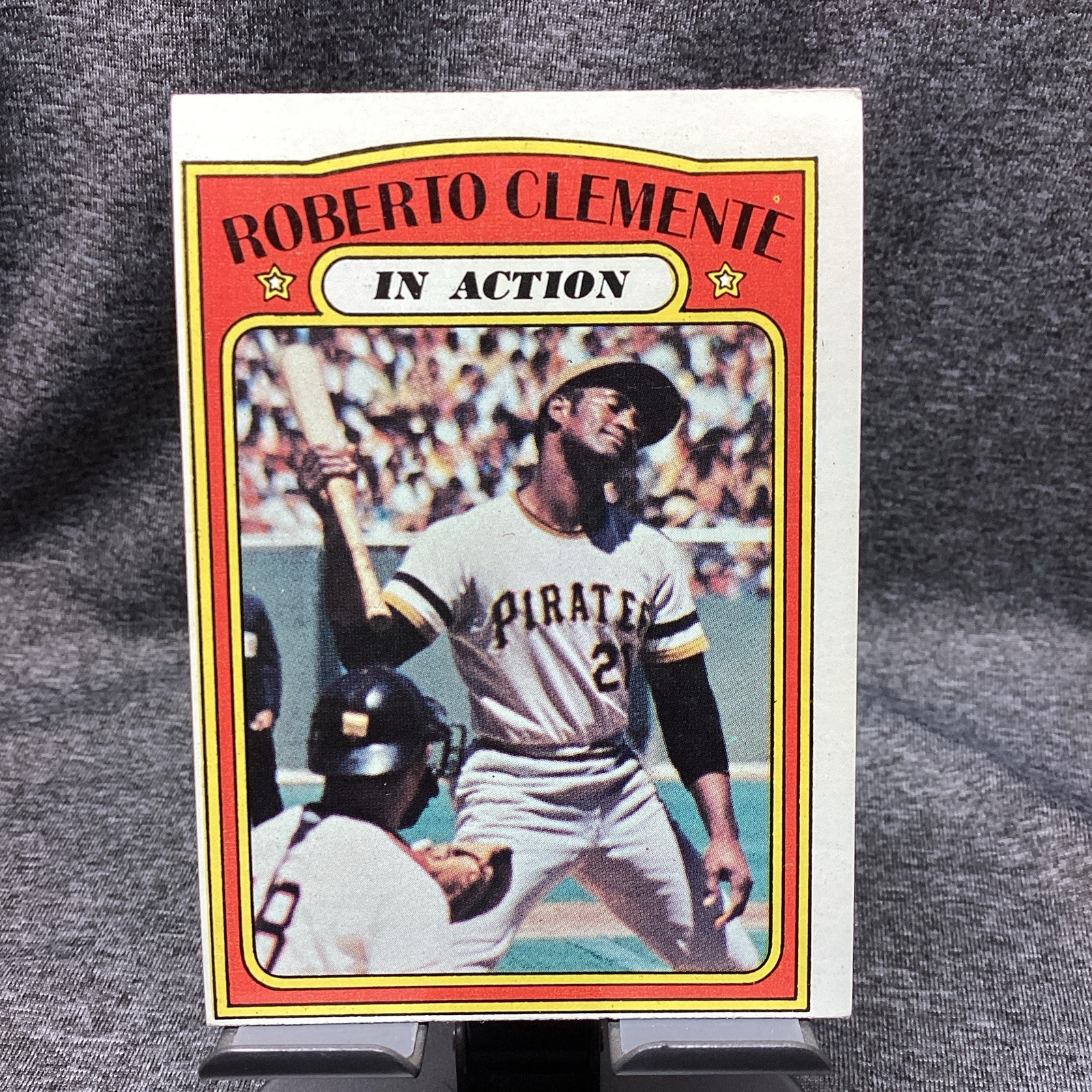 Topps 1972 Roberto Clemente In Action #310 Pittsburgh Pirates MLB Base Set