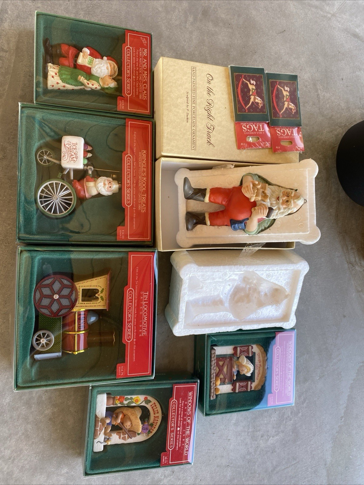 Vtg Hallmark Keepsake Christmas Ornaments, Lot Of 8, 1985/86, Brand New In Box Vtg Hallmark Keepsake Christmas Ornaments, Lot Of 8, 1985/86, Brand New In Box