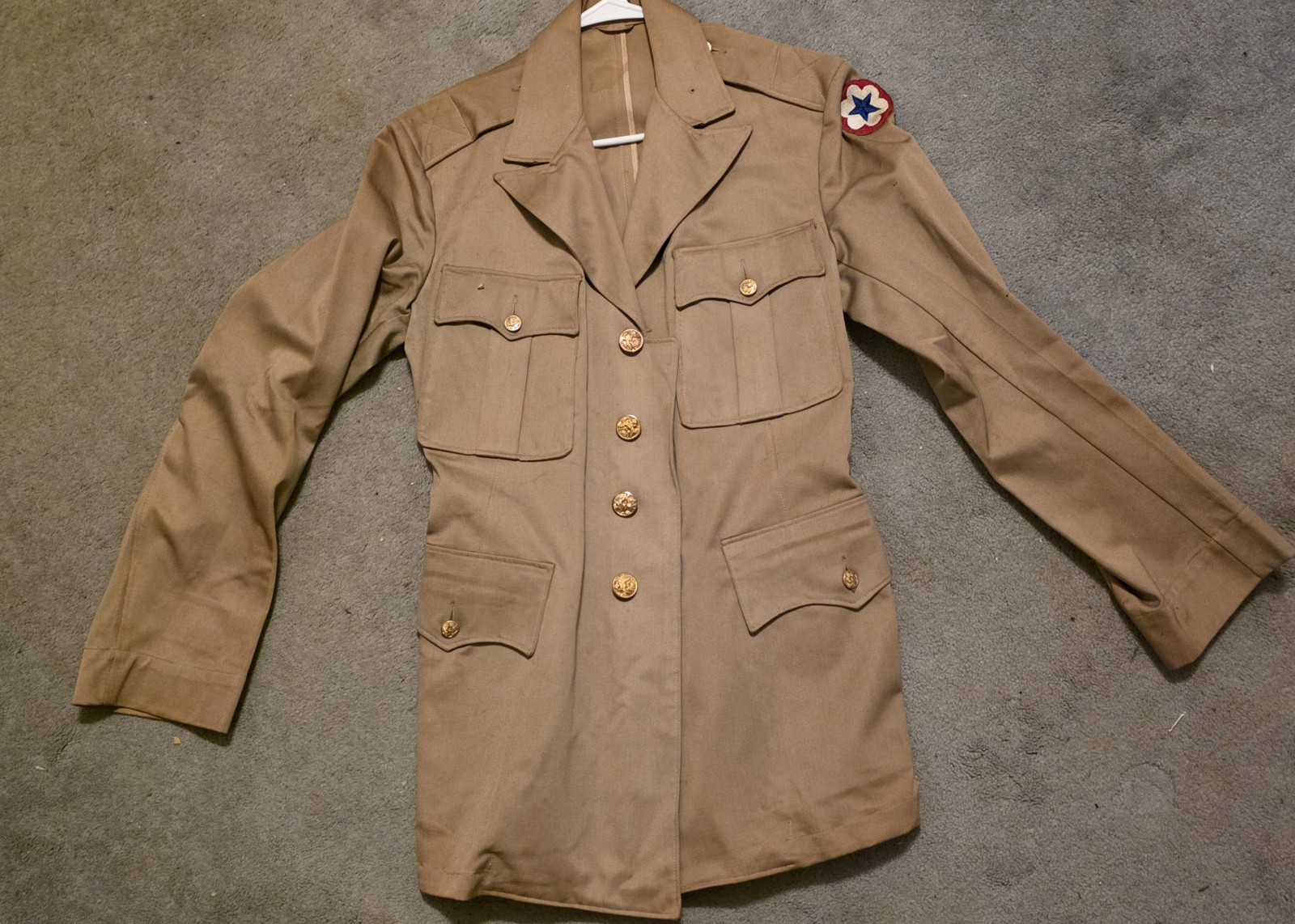 WWII US Army Jacket Army patch