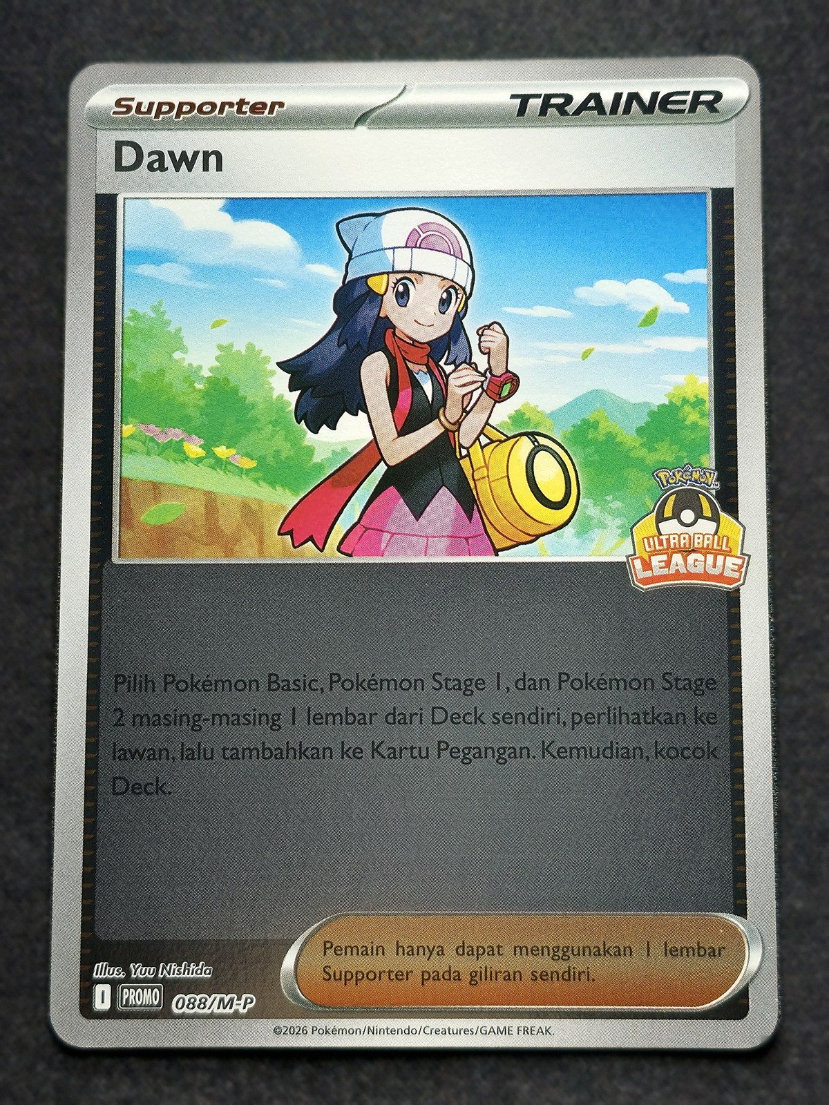 Pokemon Dawn Indonesian Ultra Ball League 088/M-P (same as American 087/094) NM