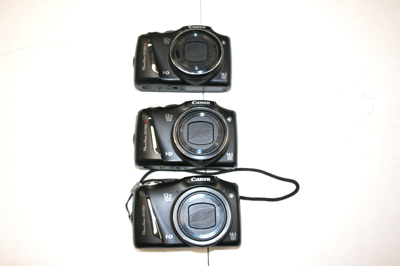 Canon PowerShot SX150 IS 14.1MP Digital Camera - Black Working Perfectly Canon PowerShot SX150 IS 14.1MP Digital Camera - Black Working Perfectly
