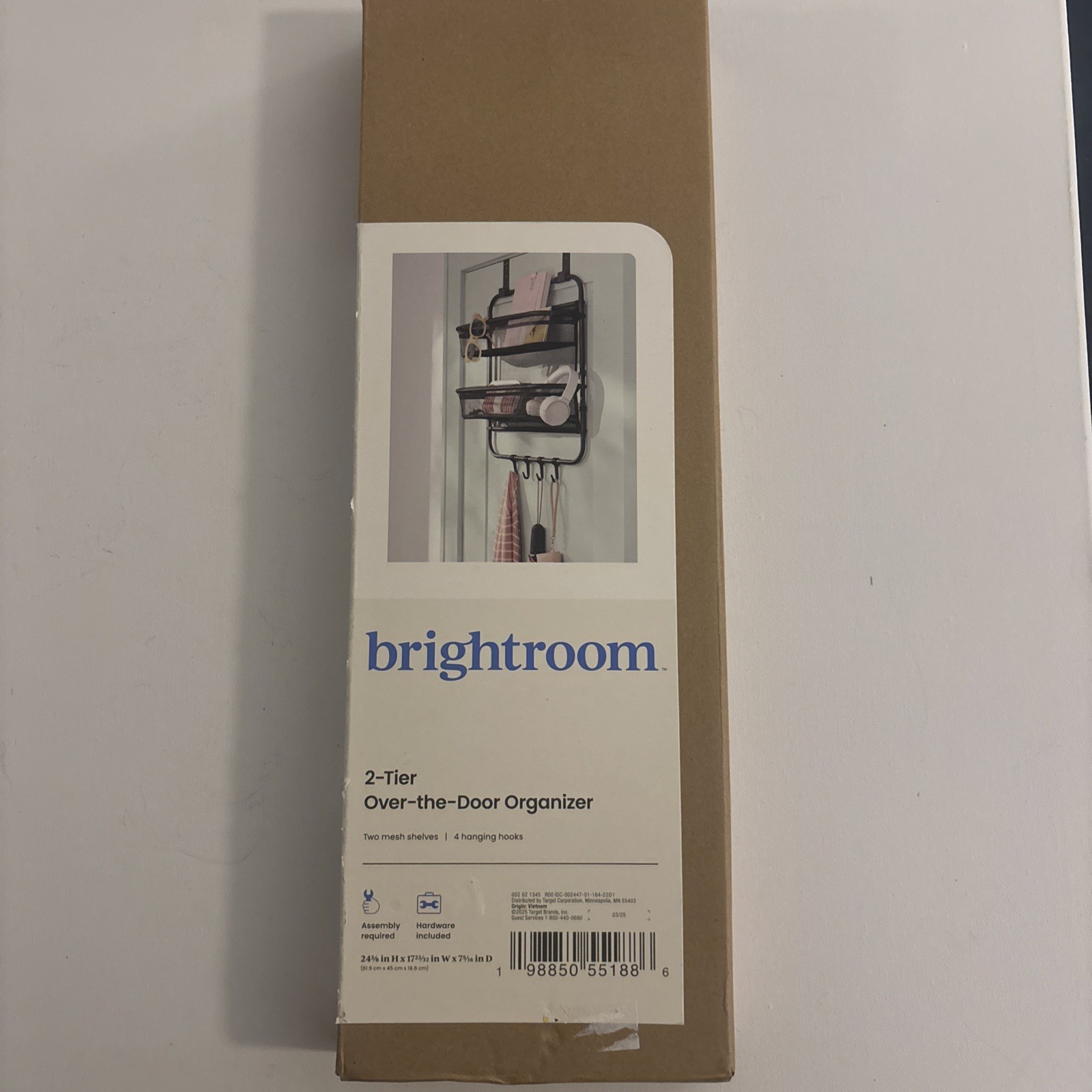 Brightroom 2 - Tier Over-The-Door Organizer 243/8\ Brightroom 2 - Tier Over-The-Door Organizer 243/8\