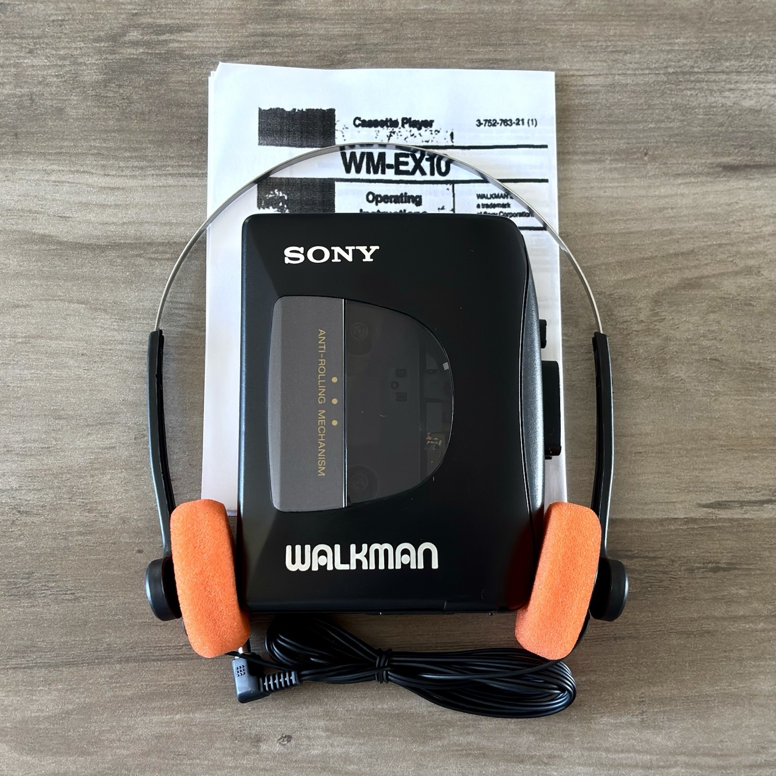 Sony Walkman WM-EX10 Cassette Player - New Belt - Reconditioned