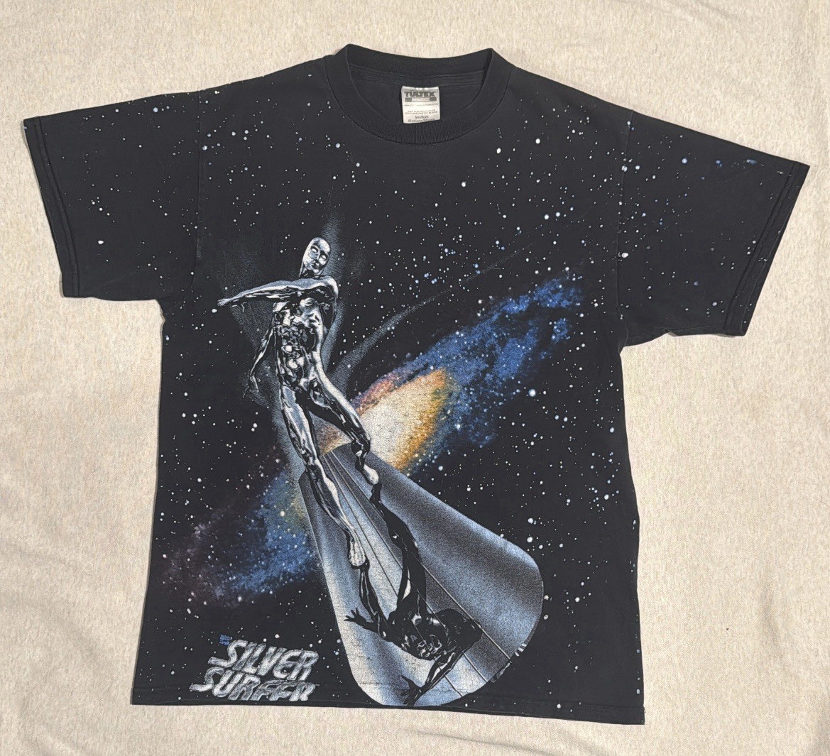 Vintage 1998 Marvel Silver Surfer AOP T-shirt Medium Vintage 1998 Marvel Silver Surfer AOP T-shirt Medium