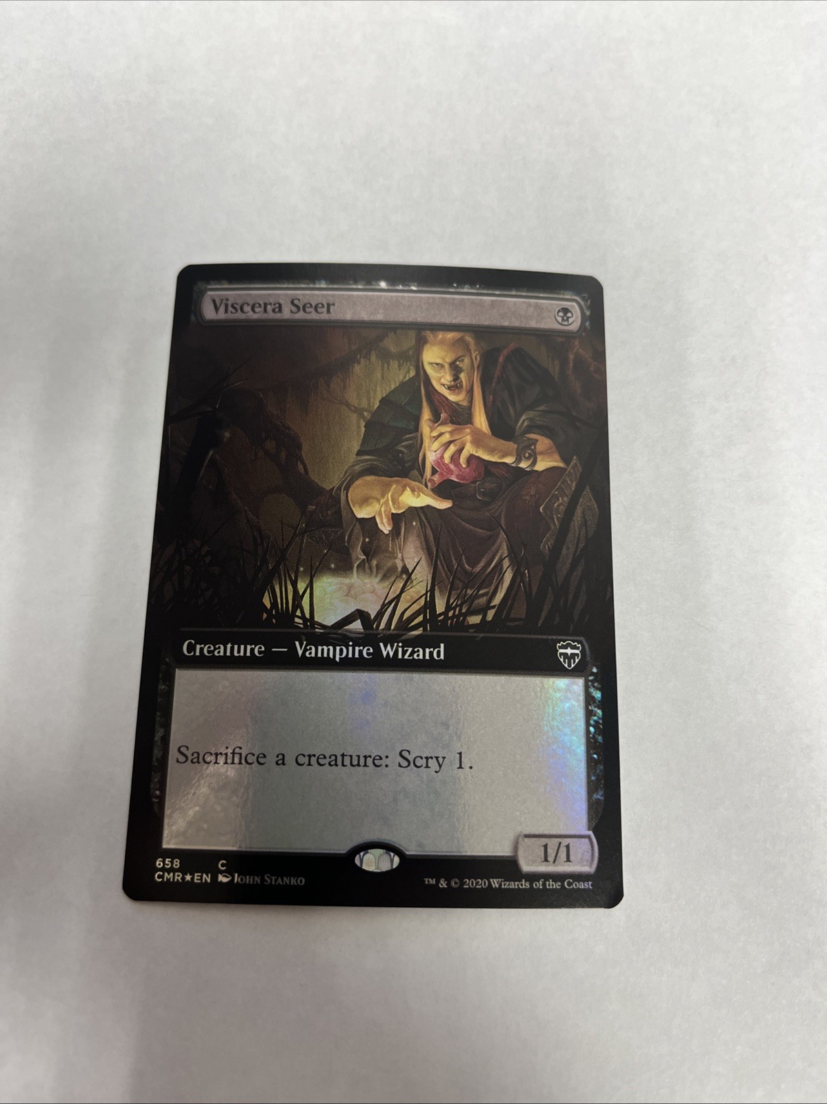 Viscera Seer Extended Art Foil Card #658 MTG LP Viscera Seer Extended Art Foil Card #658 MTG LP